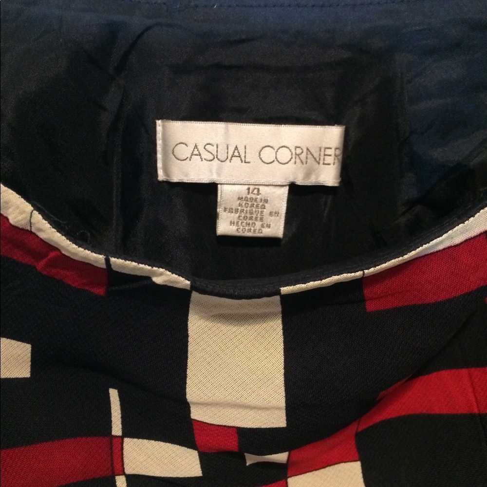Geometric Color Block Skirt - Picture 5 of 6